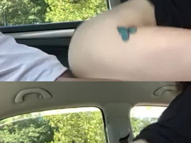 Valuable Vagina In The Car. We got Caught!
