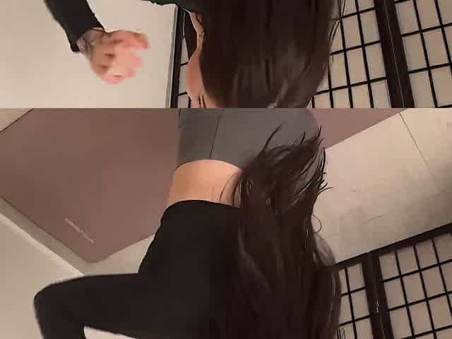 Cute Busty Stepsister Screwed Hard And Creampied While Doing Yoga