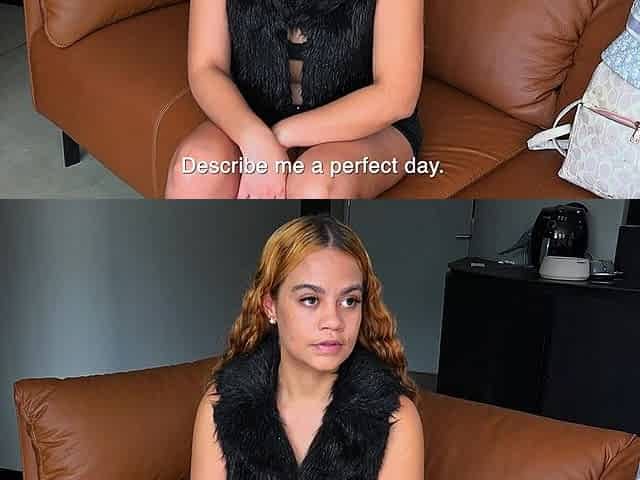 I made the BIG TITS LATINA forget her BF