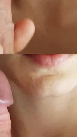 POV! I gave him hot sensual cum relief