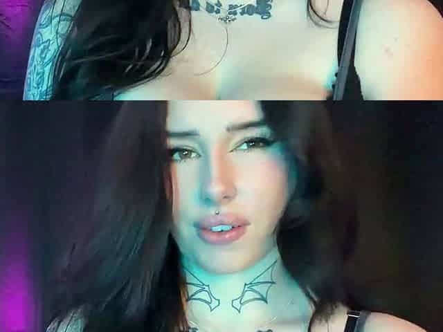 Busty British Goth ASMR JOI