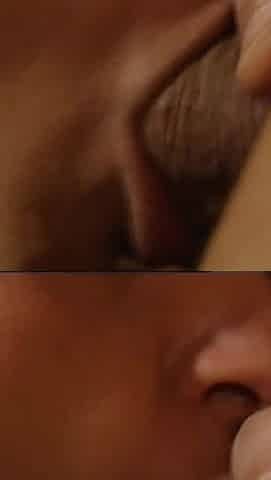 Skinny Whore Slowly Licked Her Customer's Big Cock Before Sucking It and Fucking Him.