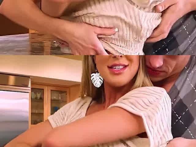An Experienced Mature Fascinated A Young Guy With His Boobs