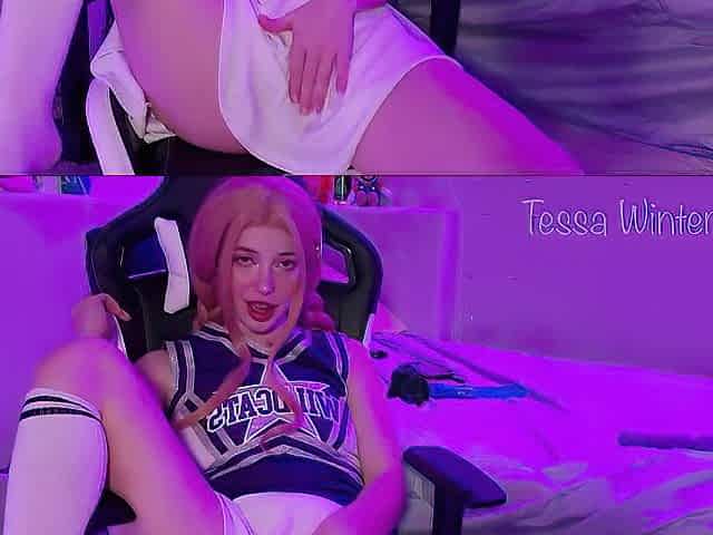 Dp cheerleader masturbation