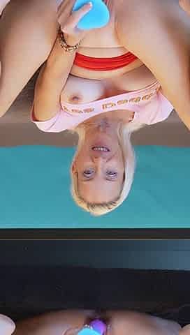 Big Tits Blonde MILF Masturbates for You - MILF Stella