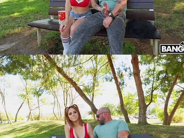 Amateur Alice Fantasy gets her face fucked by Emilio Ardana