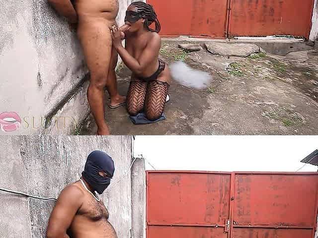 Outdoor oral job in Africa - Part