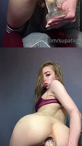 Amateur brunette ariana marie solo toying