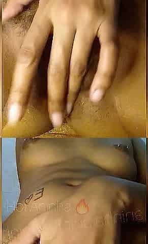 hawt aninha pov masturbating for u, large booty jumping and riding