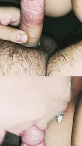 Close up palatable fellatio