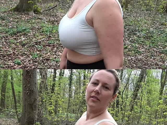 Boy Seduce German Curvy BBW Mature Kathy Deep to Suck His Dick at Public Place