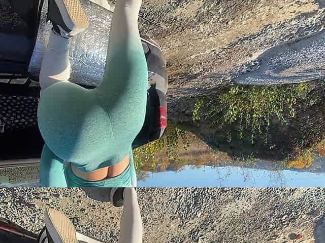 Outdoor Fuck For Young Wife In Yoga Pants