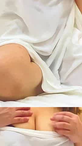 Busty Blonde MILF Masturbates Until She Cums in a Hotel