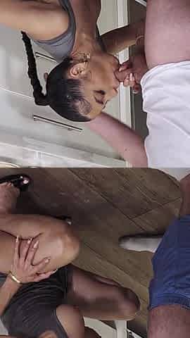Big Ass Stepmom Seduced and Used in the Kitchen