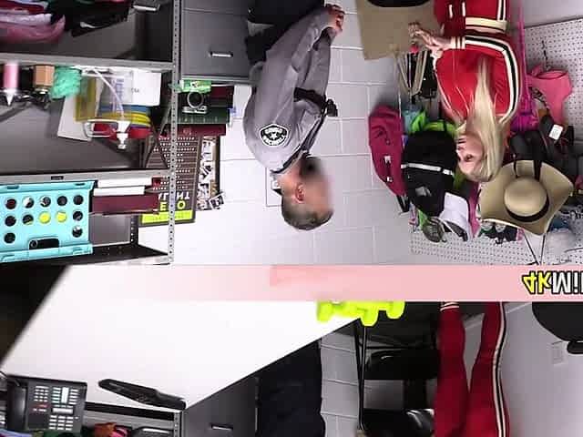 Busty Blonde Shoplifter Milf Destroyed