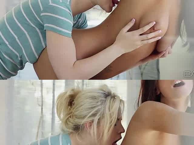 Lesbian Girls Heavy Petting