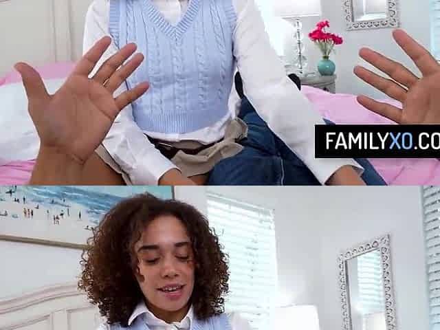 Virgin stepdaughter bangs with her stepdad for her birthday