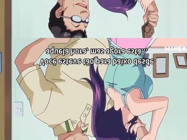 Immoral grandad screwing a hawt youthful hotty (Purple hair beauty anime)