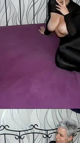 Horny Neighbor. First Tense for Years and Then Cum!