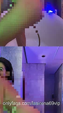 Hawt Striptease Shower With LaSirena69