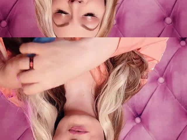 ASMR: blue nitrile gloves fetish - hawt sounding - mother I'd like to fuck in pink PVC coat