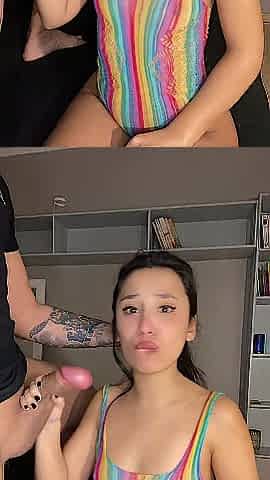 Large butt latin chick teen wench screw a large weenie