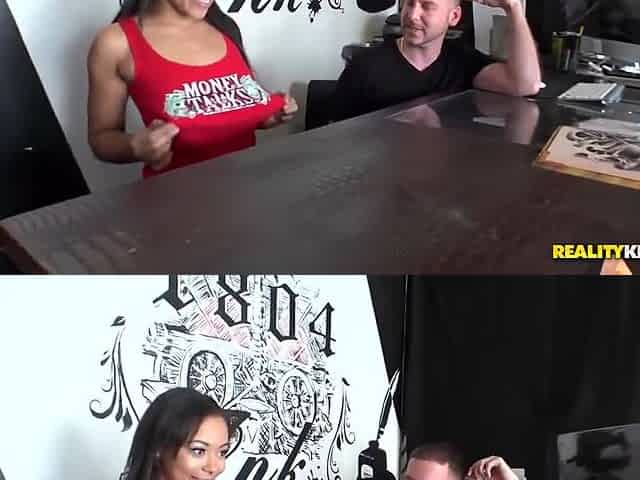 Backroom Throat-fucking - Scarlett Sage, Tony Rubino And Adrian Maya
