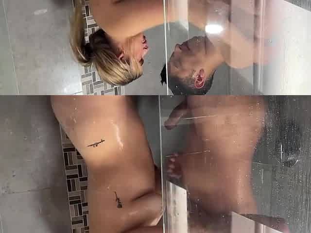 I Catch My Stepson In The Shower And He Fucks Me Delicious