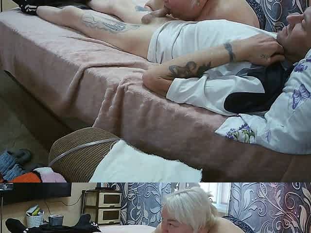 Mother-in-law Loves Sucking Dick for a Long Time and Swallowing a Lot of Hot Thick Cum