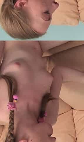 Teen Lena get a monster cock in her ass