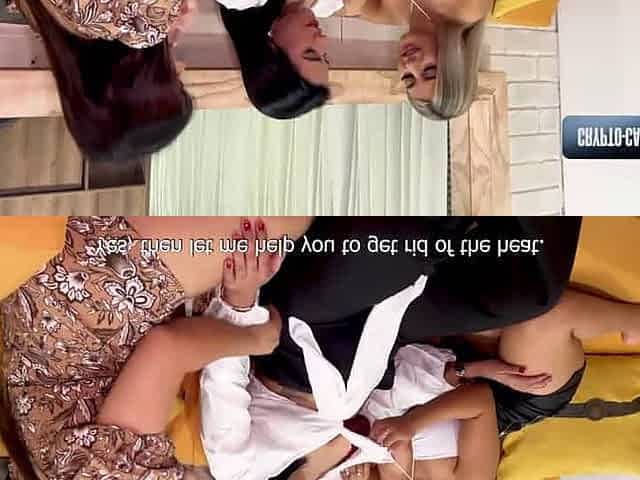 Naty Delgado and 2 wild Latinas pamper in a mischievous 3 way of sapphic bang-out and butt licking - beautiful XXX!