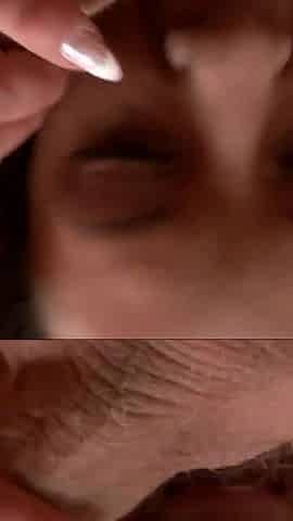 Enormous tits handjob with titty-fuck
