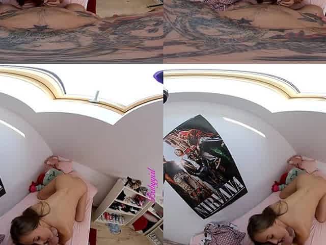 Stepdaddy's Creampie; Stepdaughter Stepdad Taboo Teen Blowjob Creampie
