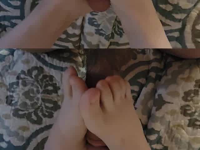Our 1st time doing foot stuff. This babe came after I jerked off on her hot toes.