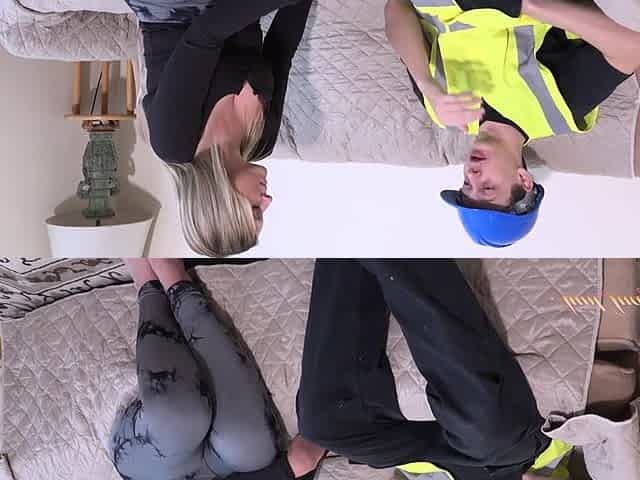 AuntJudysXXX - Busty Blonde BBW MILF Charlie Rae Fucks for Wifi