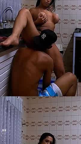 In the Kitchen, She Begs Me to Finish Inside Her