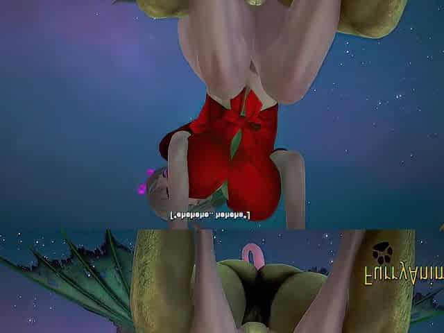 Fur Comics CG Fur - Dragon Male with Mouse Hard Sex
