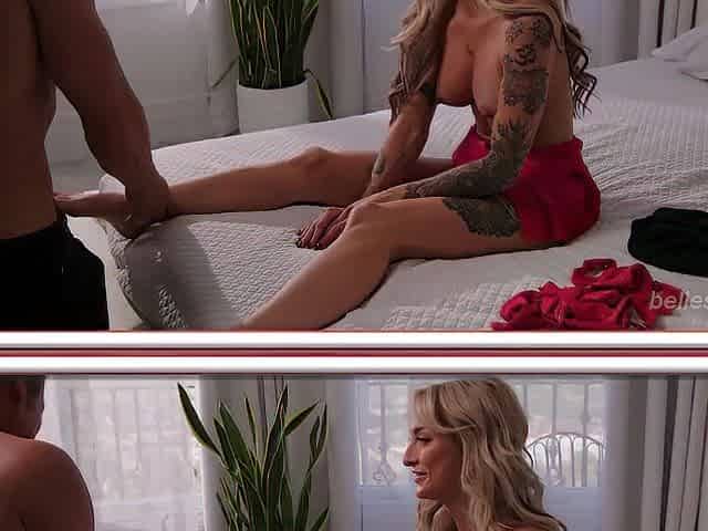 Blond Gal Kathryn Mae Takes Jason Sarcinelli's Hard Penis