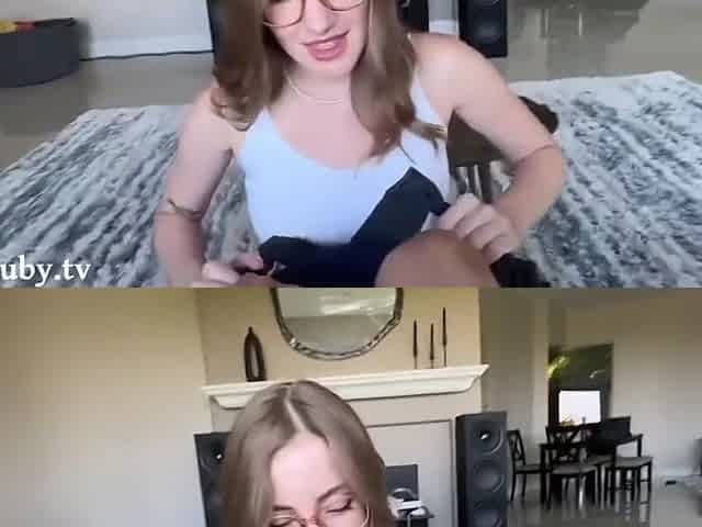 Horny Girl In Glasses Filthy Porn Clip With Emma Ruby