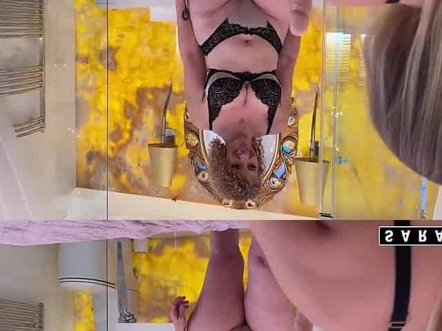 Sex toy Surprise! It's Candy & Sara Jay Playing With A Double-Head Toy!