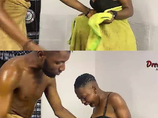 Black neighbour caught me nude and had a HARDCORE screw