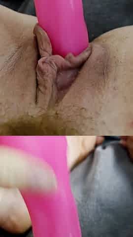 Redhead Fucks Pussy in Front of Mirror Talking Dirty Squirting
