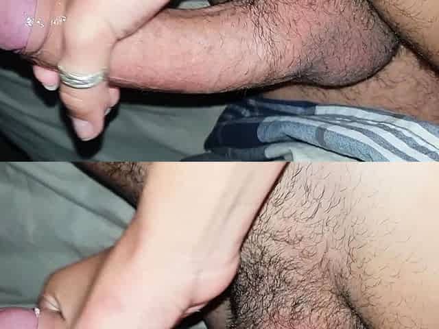 Spanish teen with big natural tits watching hentai wants