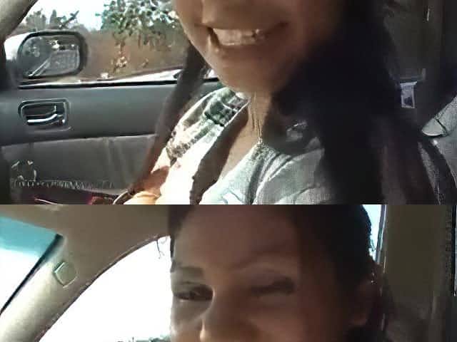 Mexican angel from Sanat Ana, oral-sex in car