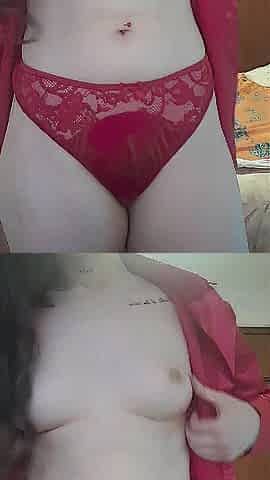 Solo Christmas Masturbation