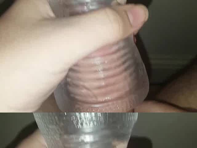 Watch-throughout Fleshlight and Cum