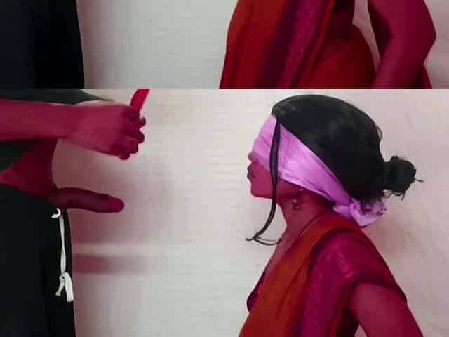 Step Son Tricked Me with Taste Game and Made Me Give a Hard Blowjob, Game of Taste