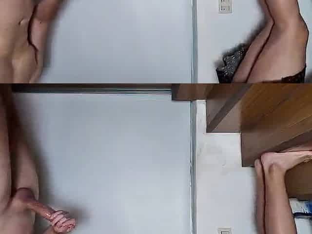 Large surprise for stepmother on the stairs