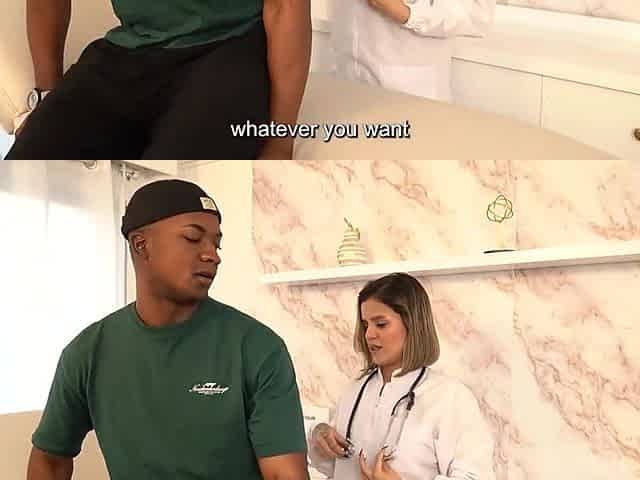 Hot Doctor Fucks Patient With Giant In Her Own Office With Boris Jackson And Melanie Caceress
