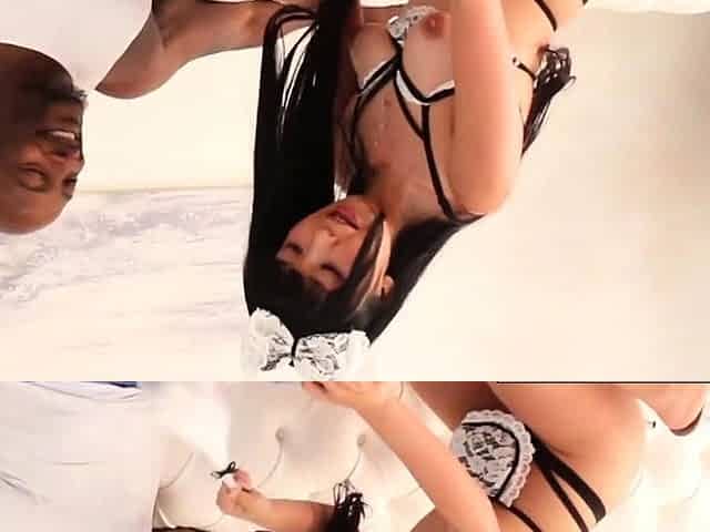 Asian Maid gets to clean a BBC!